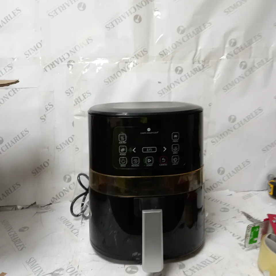 BOXED COOK'S ESSENTIALS AIR FRYER - BLACK