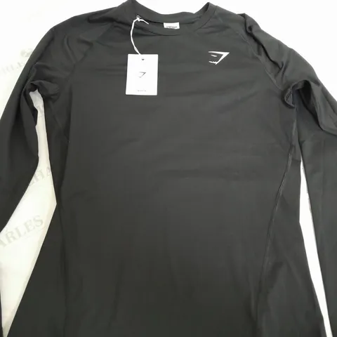 GYMSHARK ELEMENT BASELAYER LONG SLEEVE T-SHIRT - MEDIUM