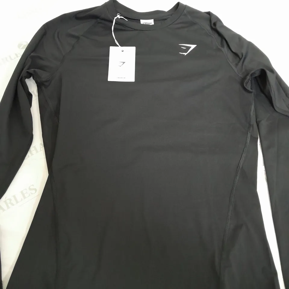 GYMSHARK ELEMENT BASELAYER LONG SLEEVE T-SHIRT - MEDIUM