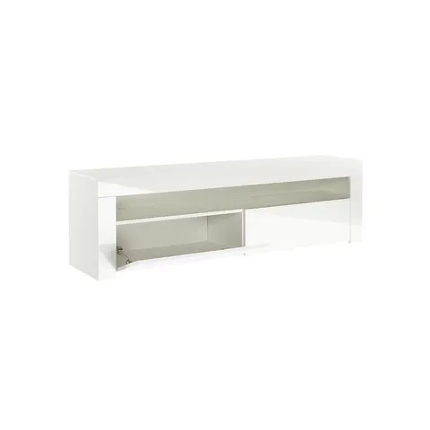 BOXED WOOLHORPE TV STAND FOR TV'S UP TO 65" - WHITE (2 BOXES)