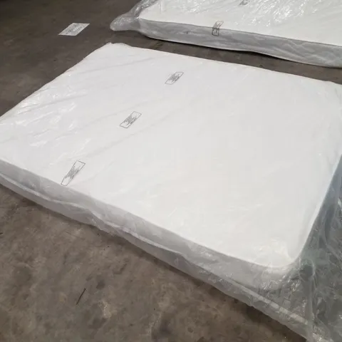 BAGGED QUALITY ASPIRE COOL SQUARE WAVY QUILTED 135CM DOUBLE MATTRESS