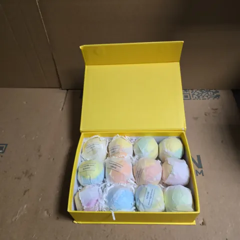 RAINBOWPOP SET OF 12 BATHBOMBS