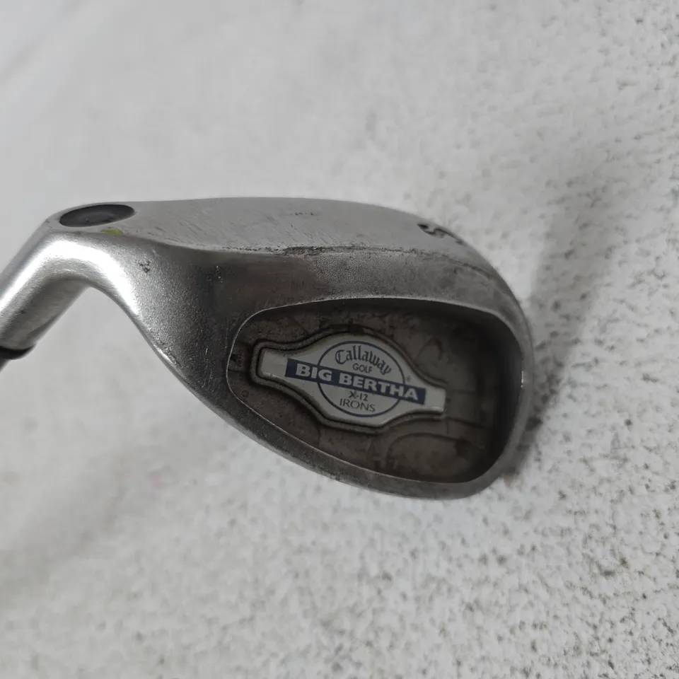 CALLAWAY BIG BERTHA X-2 IRONS – USED GOLF CLUB WITH REGULAR-FLEX SHAFT (SINGLE)