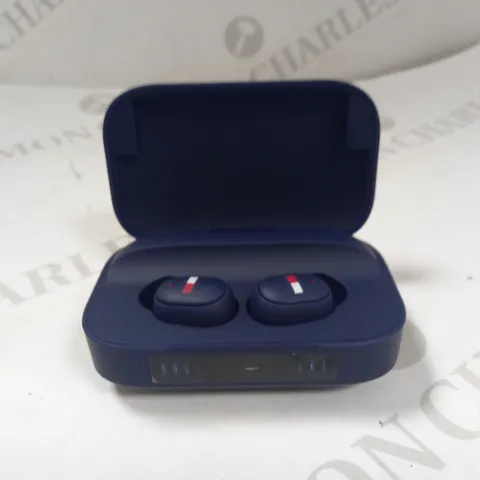 TOMMY HILFIGER NAVY WIRELESS EARBUDS