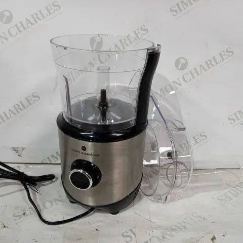 COOK'S ESSENTIALS 400ML COMPACT DOUBLE BLADE FOOD PROCESSOR