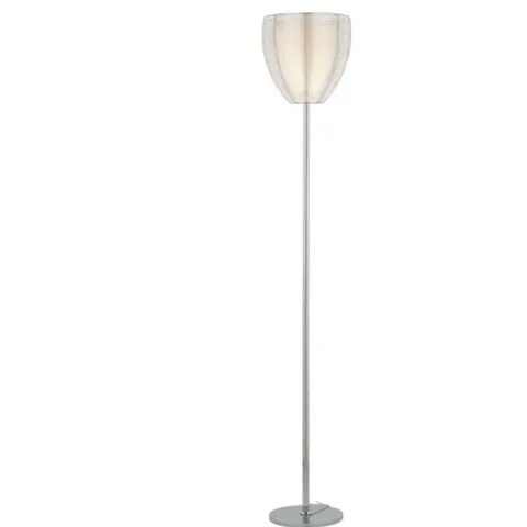 BOXED HOUSE ADDITIONS GLENDARIOUS UPLIGHTER FLOOR LAMP 150CM H SILVER CHROME FINISH
