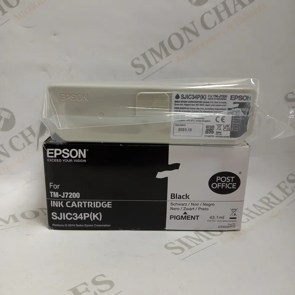 EPSON SJIC34P(K) BLACK INK CARTRIDGE FOR TM-J7200