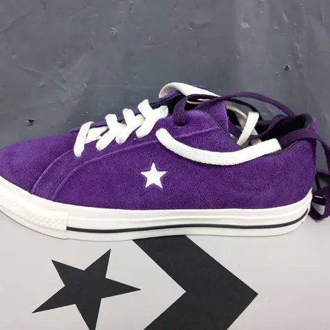 BOXED CONVERSE CONS ONE STAR PRO OX NIGHT PURPLE SIZE 4