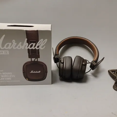 BOXED MARSHALL MAJOR BROWN EARPHONES 