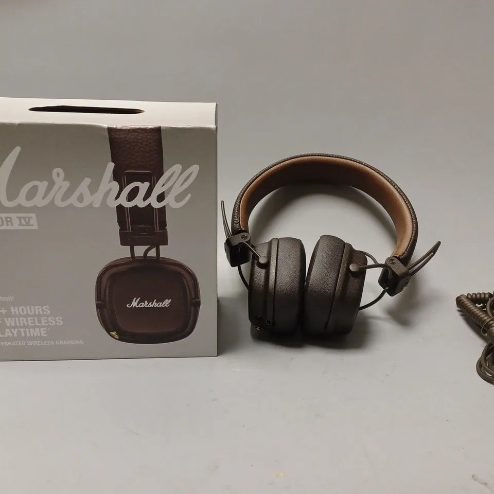 BOXED MARSHALL MAJOR BROWN EARPHONES 