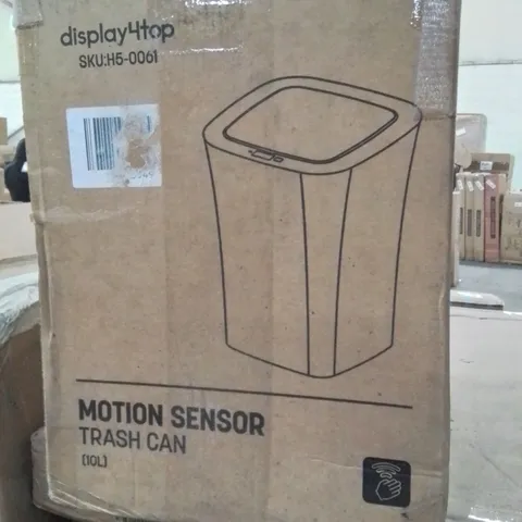 BOXED MOTION SENSOR WASTE BIN/TRASH CAN
