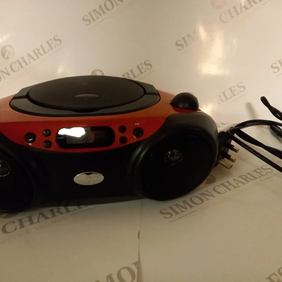 BOXED BLUETOOTH CD BOOMBOX