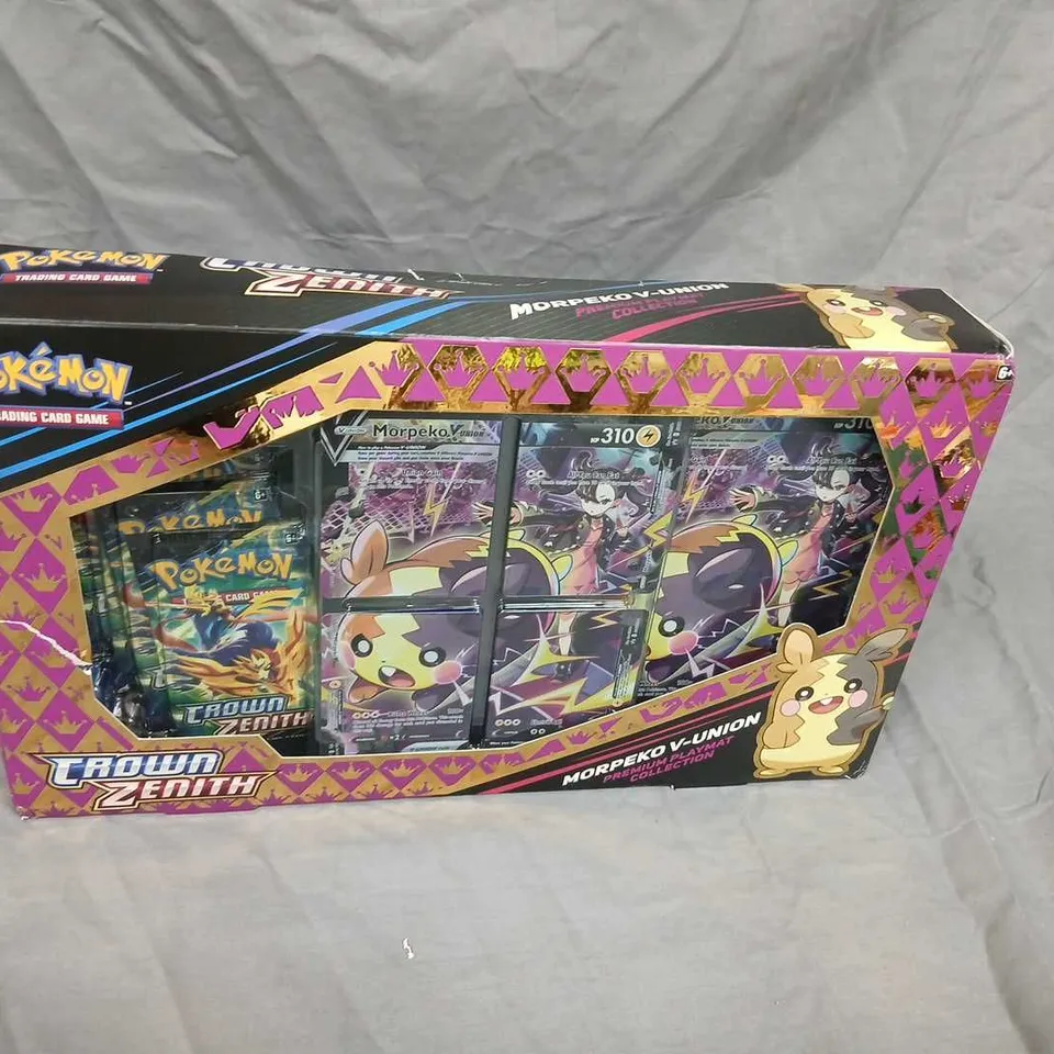 POKÉMON CROWN ZENITH MORPEKO V-UNION PREMIUM COLLECTION BOX (TCG)