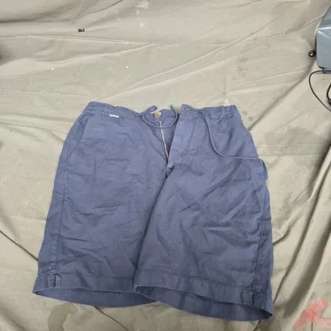 THE SHORT LINENS NAVY LINEN SHORTS – STYLE OA-17014, SIZE W34/LARGE