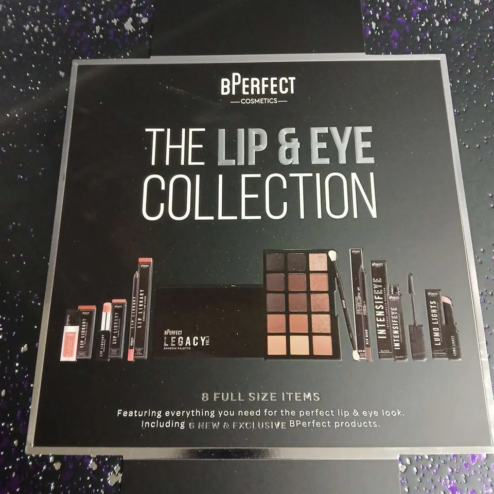 BPERFECT THE LIP & EYE COLLECTION – 8 FULL-SIZE ITEMS (COSMETICS SET)