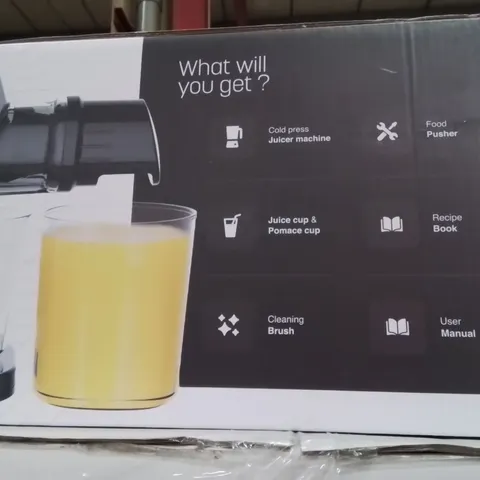 BOXED KEPLIN COLD PRESS JUICER 
