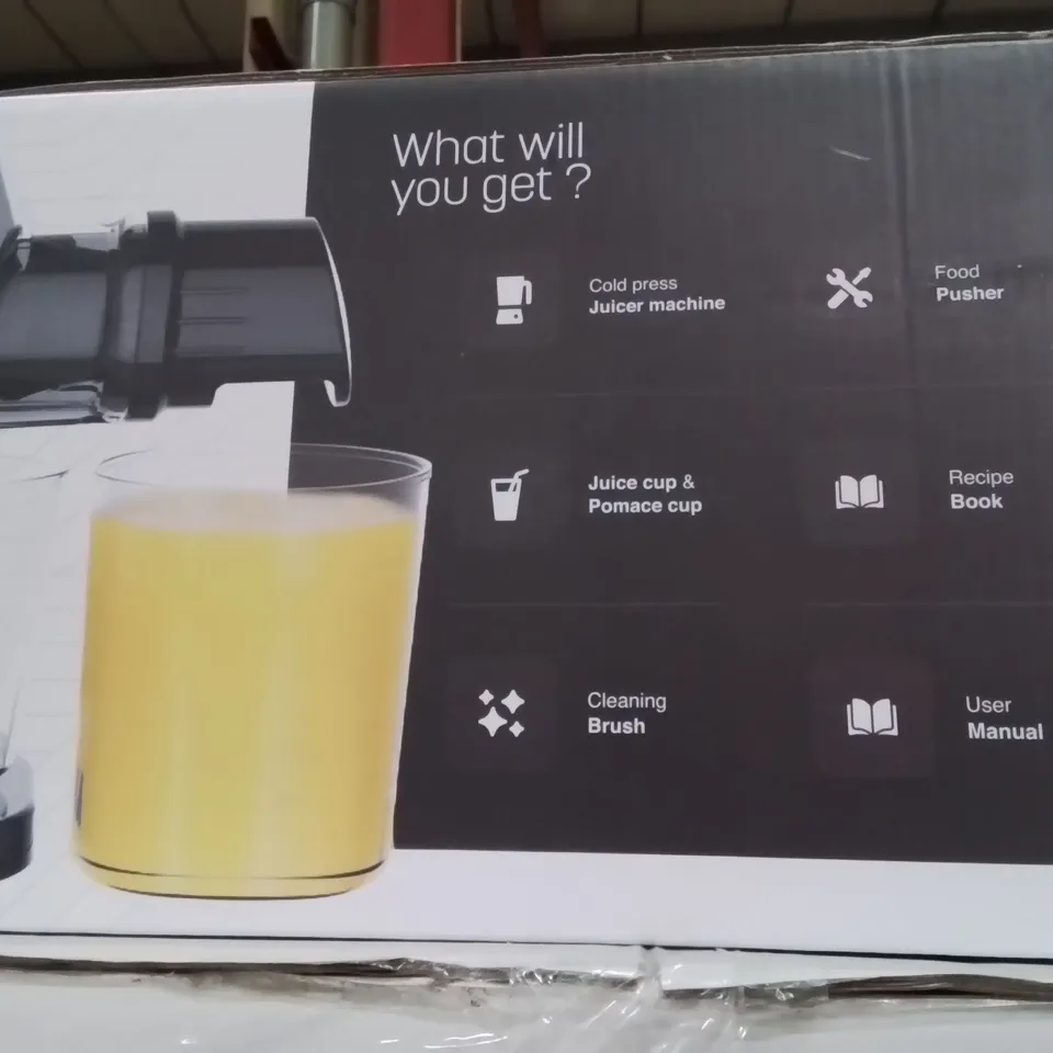 BOXED KEPLIN COLD PRESS JUICER 