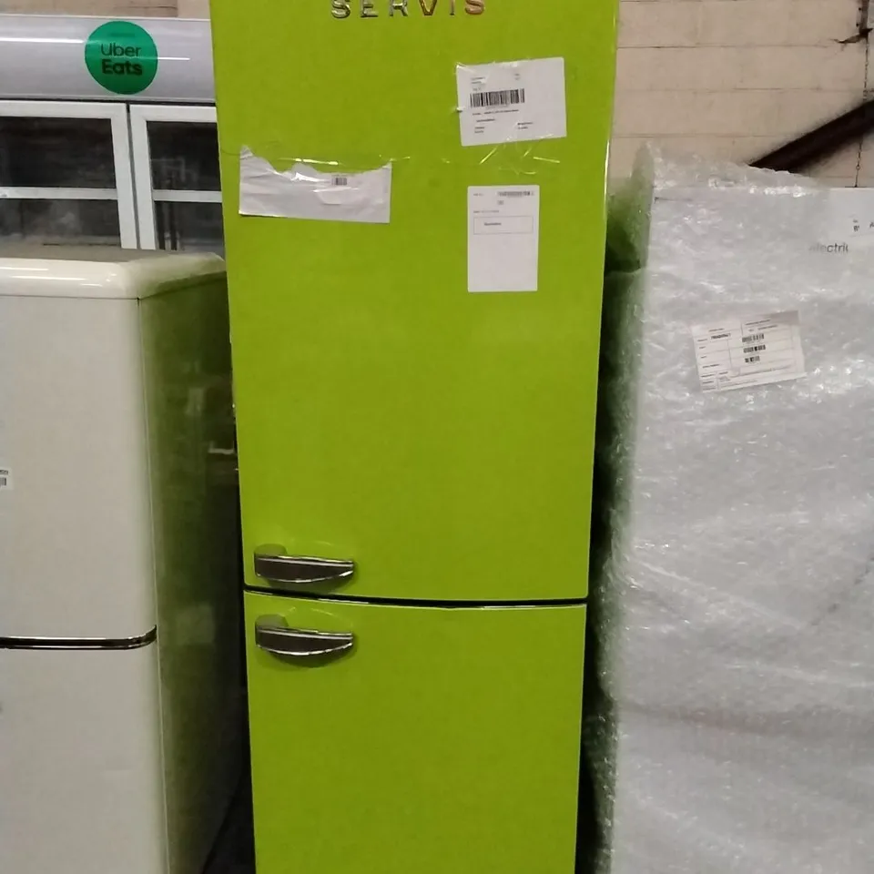 SERVIS C60185NFPT RETRO RIGHT HAND HINGE FREESTANDING FRIDGE FREEZER GREEN
77416739/1/C60185NFPT