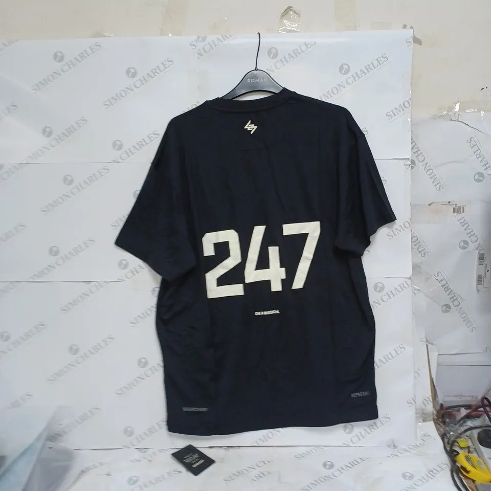 REPRESENT TEAM 247 OVERSIZED BLACK MEDIUM 