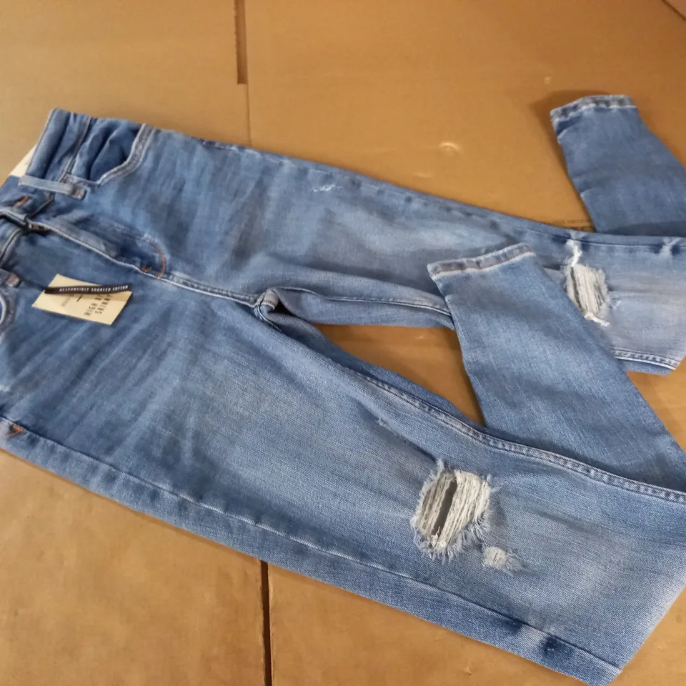 RIVER ISLAND HIGH RISE SKINNY JEANS - UK 10R
