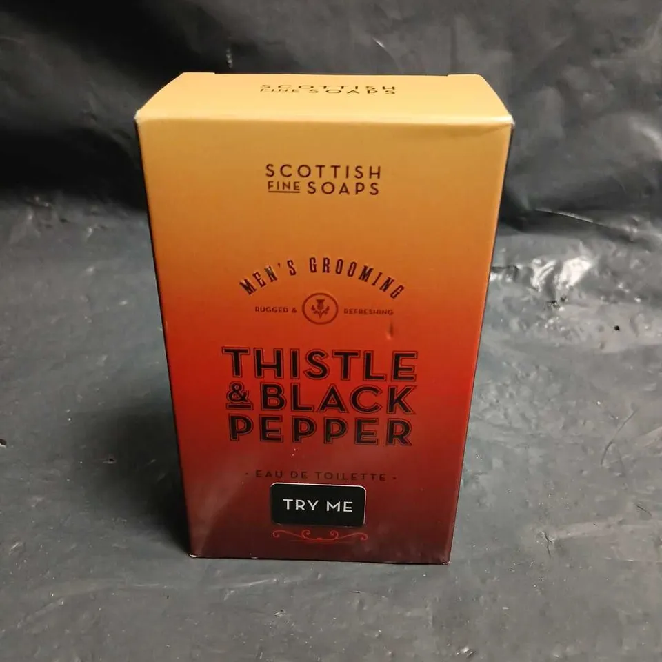 SCOTTISH FINE SOAPS THISTLE & BLACK PEPPER EAU DE TOILETTE 50ML