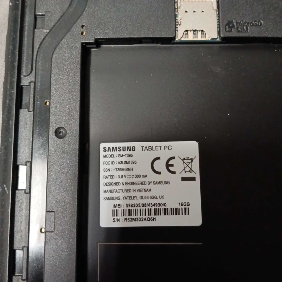 SAMSUNG GALAXY TAB A 8.0 (SM-T395) TABLET PC – 16GB – BLACK