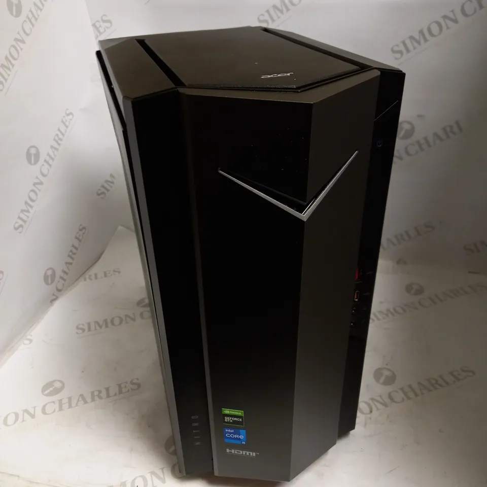 ACER NITRO N50-620 GAMING PC - (INTEL CORE I5-11400F, 8GB, 1TB SSD, NVIDIA GEFORCE GTX 1650, WINDOWS 10, BLACK)