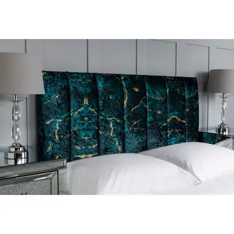 BOXED ANNELIESE UPHOLSTERED HEADBOARD // SIZE: 90cm