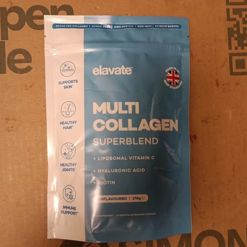 ELAVATE MULTI COLLAGEN SUPERBLEND - UNFLAVOURED - 178G