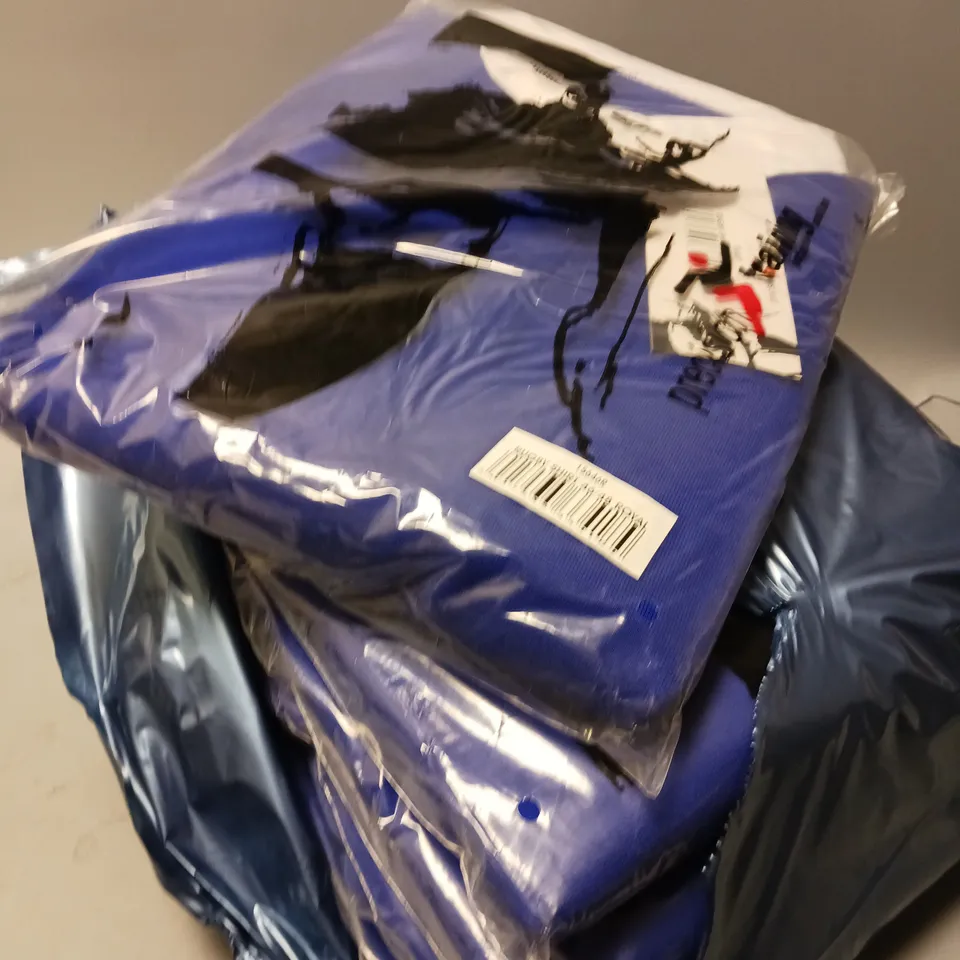 5 X PRECISION ADULTS RUGBY JERSEYS IN BLUE - 46/48