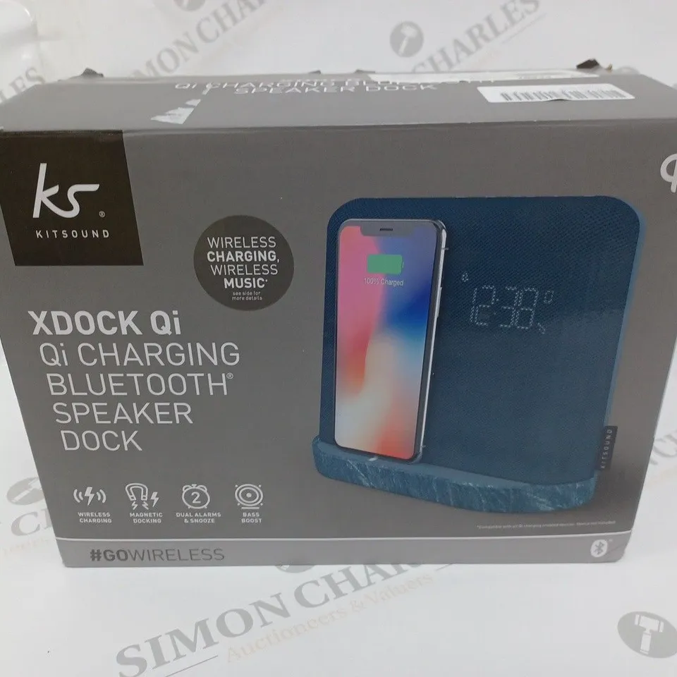 BOXED KITSOUND XDOCK QI CHARGING BLUETOOTH SPEAKER