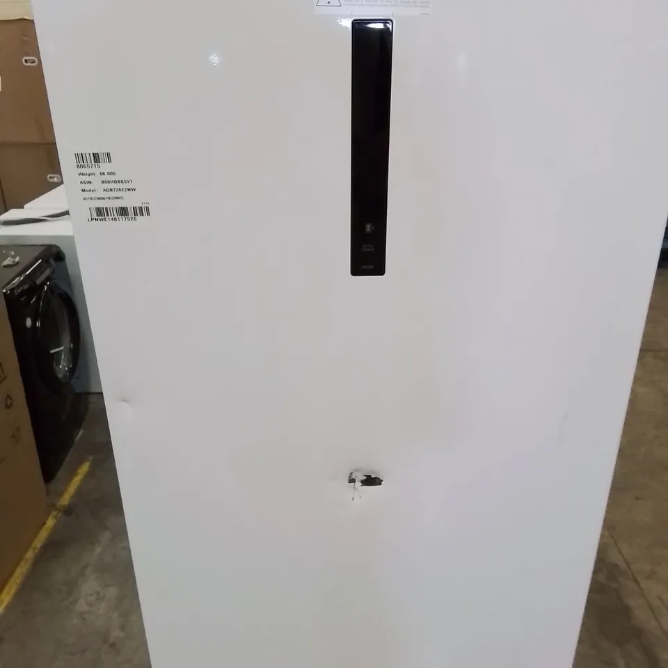 AEG FREESTANDING 59CM WIDE 186CM HIGH WHITE FREEZER -COLLECTION ONLY-