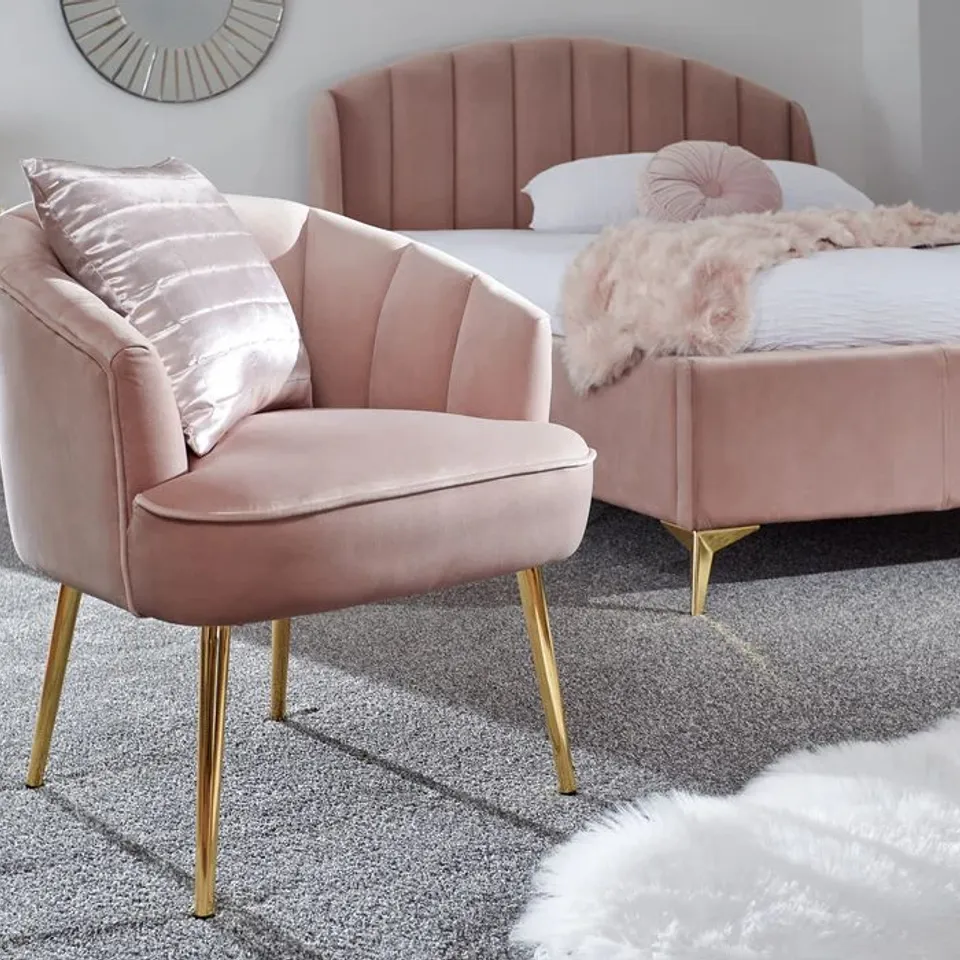 BOXED GFW PETTINE CHAIR - BLUSH PINK (1 BOX)
