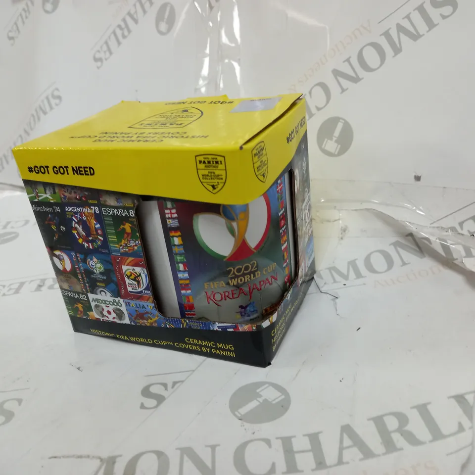 BOX OF APPROX 20 FIFA 2002 WORLD CUP MUGS 
