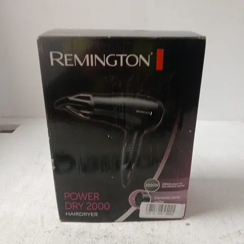 BOXED REMINGTON POWER DRY 2000 HAIRDRYER