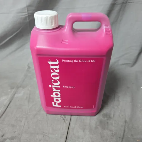 FABRICOAT  PAINT – RASPBERRY – FOR ALL FABRICS - 2.5L