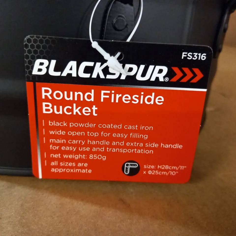 BLACKSPUR ROUND FIRESIDE BUCKET - FS316