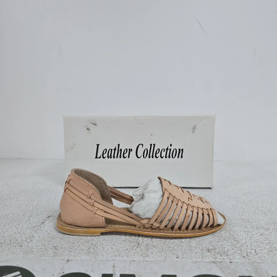 LEATHER COLLECTION WOVEN LEATHER SANDALS – WOMEN'S, UK 3 (EU 36)