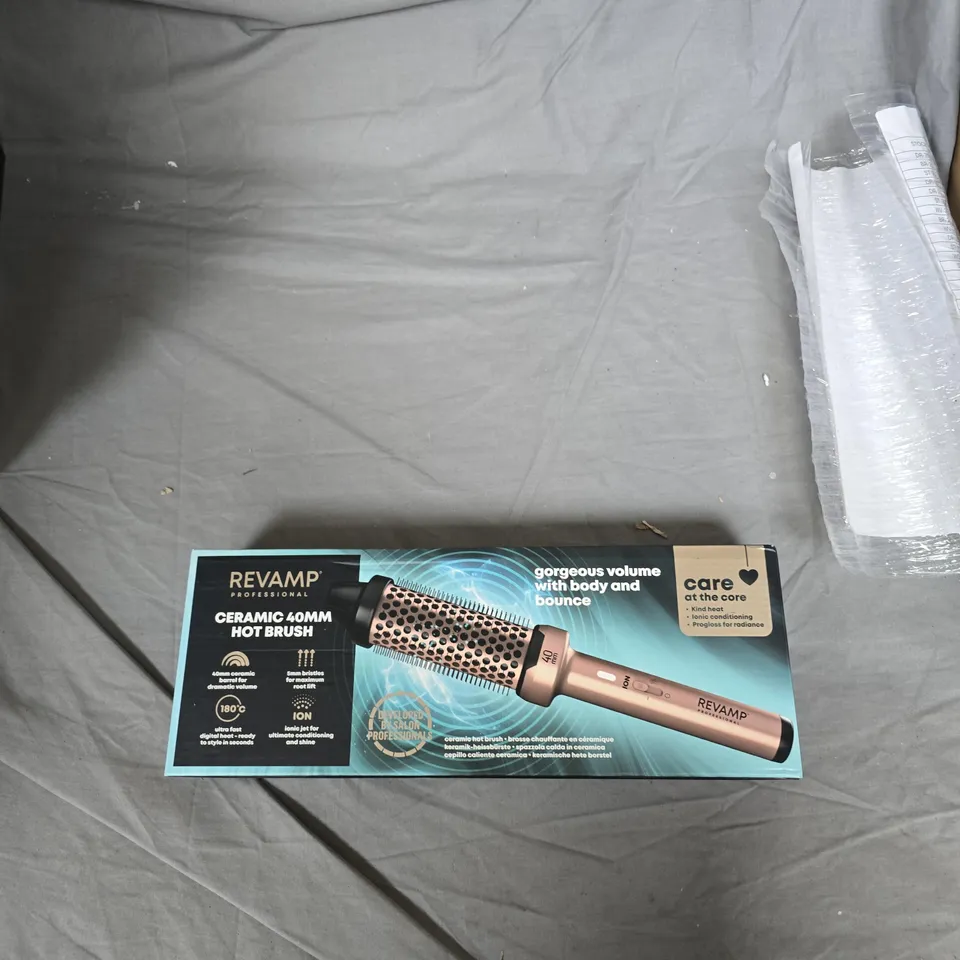 REVAMP PROFESSIONAL CERAMIC 40MM HOT BRUSH – BOXED