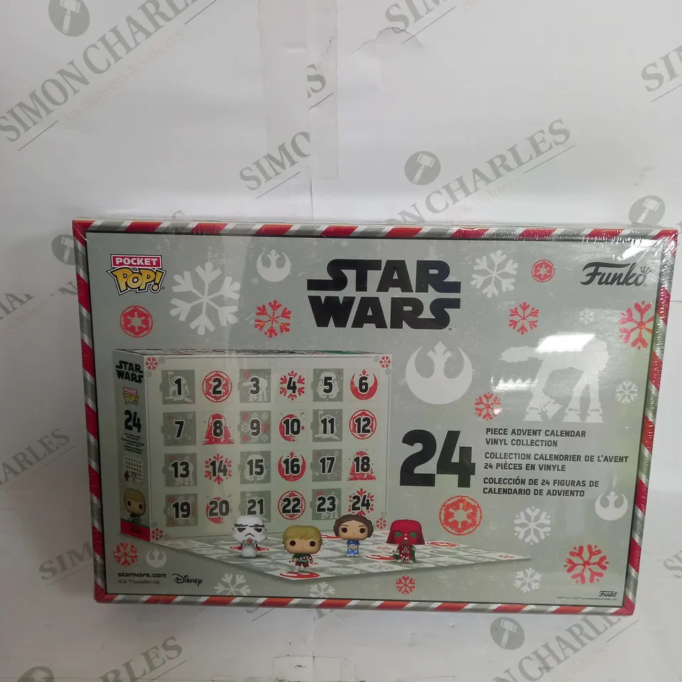 BOXED AND SEALED FUNKO STAR WARS POCKET POP 24 PIECE ADVENT CALENDER