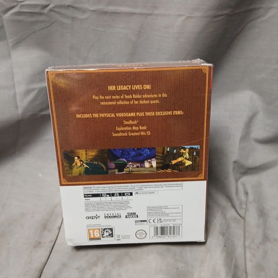 TOMB RAIDER IV–VI REMASTERED DELUXE EDITION – NINTENDO SWITCH (BOXED AND SEALED)