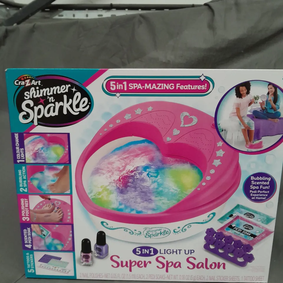 SHIMMER N SPARKLE 5-IN-1 LIGHT UP SUPER SPA SALON