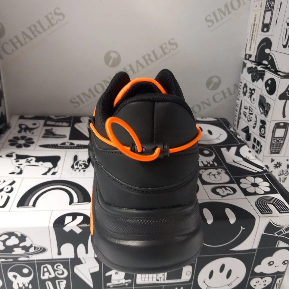 BRAND NEW BOXED PAIR OF KOI UNION ORANGE MEN'S VECTOR TRAINERS SIZE 9