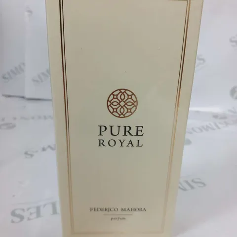 BOXED AND SEALED FEDERICO MAHORA PURE ROYAL PARFUM 50ML