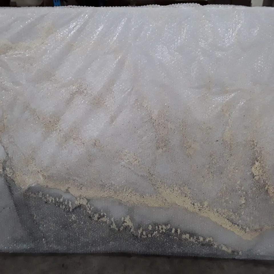 THE STONE GOLD GLITTER - WRAPPED CANVAS