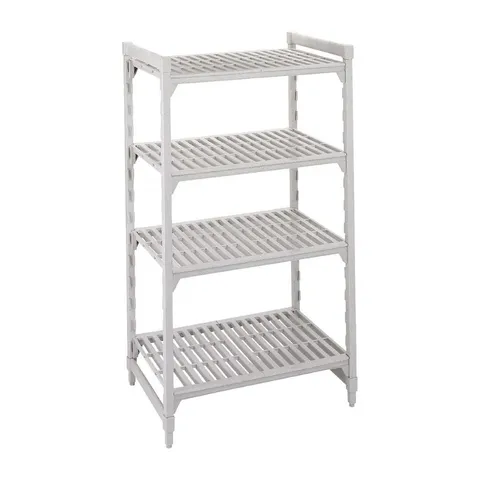 BOXED CAMBRO CAMSHELVING PREMIUM 4 TIER STARTER UNIT 1830H X 915W X 460D MM
