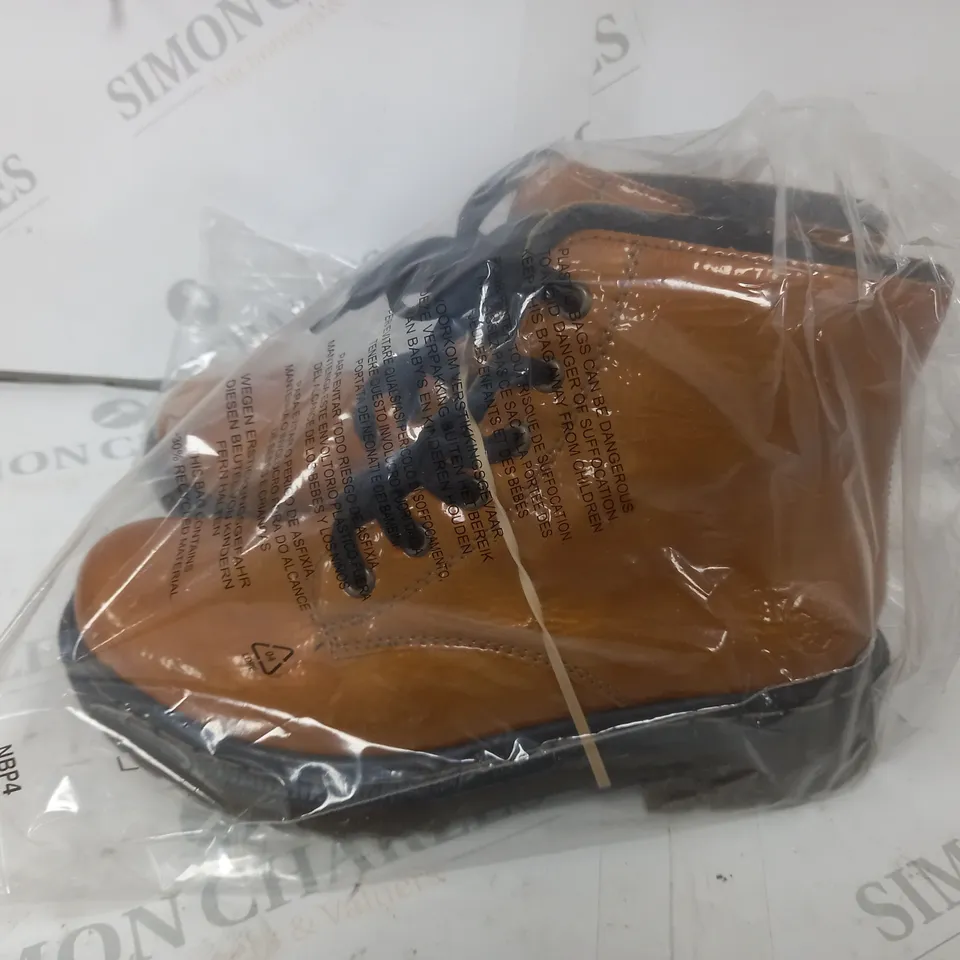 RIEKER LACE ANKLE BOOT OCHRE SIZE 5