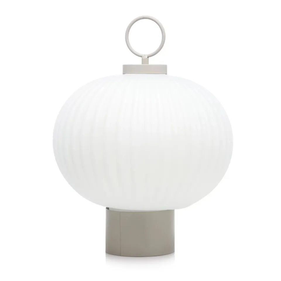 OUTLET K BY KELLY HOPPEN INDOOR OUTDOOR GLASS LANTERN BLACK