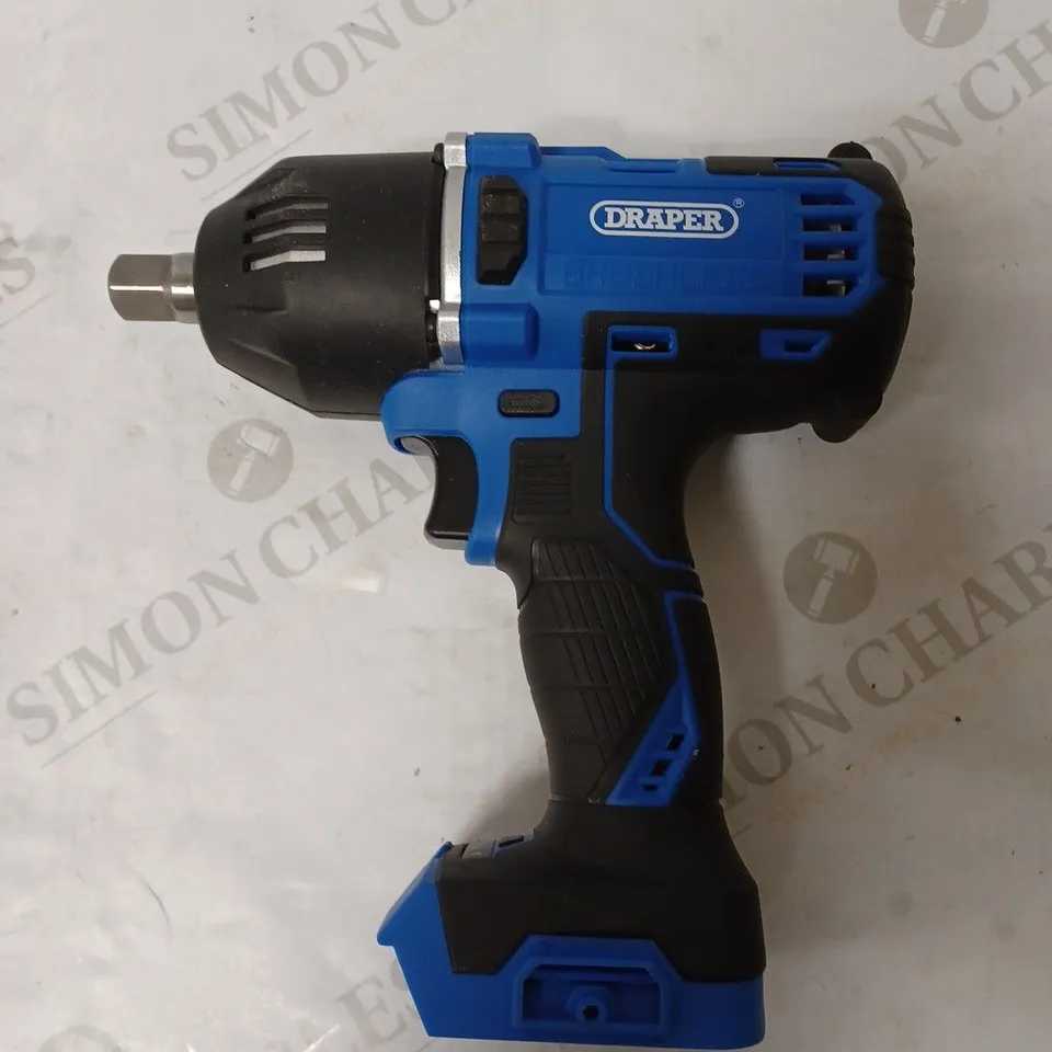 DRAPER 99250 D20 20V BRUSHLESS 1/2" MID-TORQUE IMPACT WRENCH (400NM) - BARE