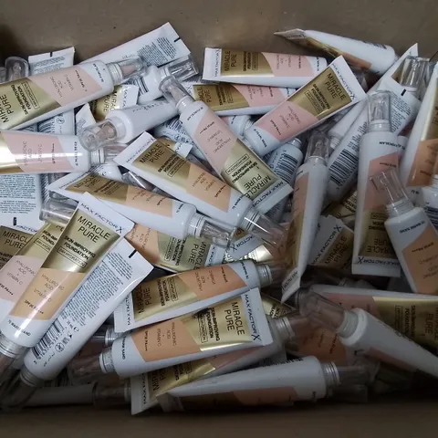 LARGE QUANTITY OF MAXFACTOR X MIRACLE PURE SKIN IMPROVING FOUNDATIONS - VARIOUS SHADES